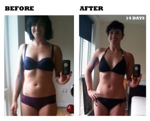 Corset Training Results - Before and After